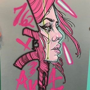 AK-47 by John Snow 11x17 Print