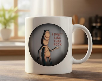 I Don't Like That Rock Mug, Funny Marcus The Worm Meme, Gen Z Gift