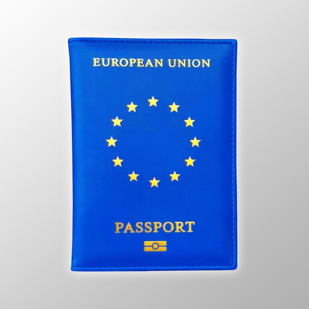 EU Passport Cover Official Style Etsy