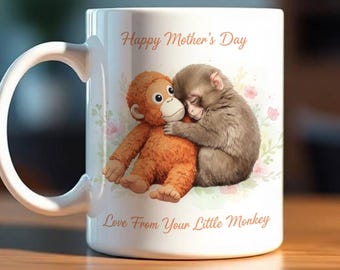 Punch the Baby Monkey Mother's Day Mug