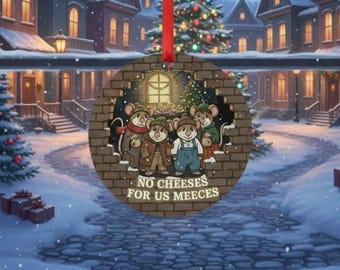 Muppets Christmas Carol Inspired Fan Art Ornaments, Festive Xmas Tree Decoration