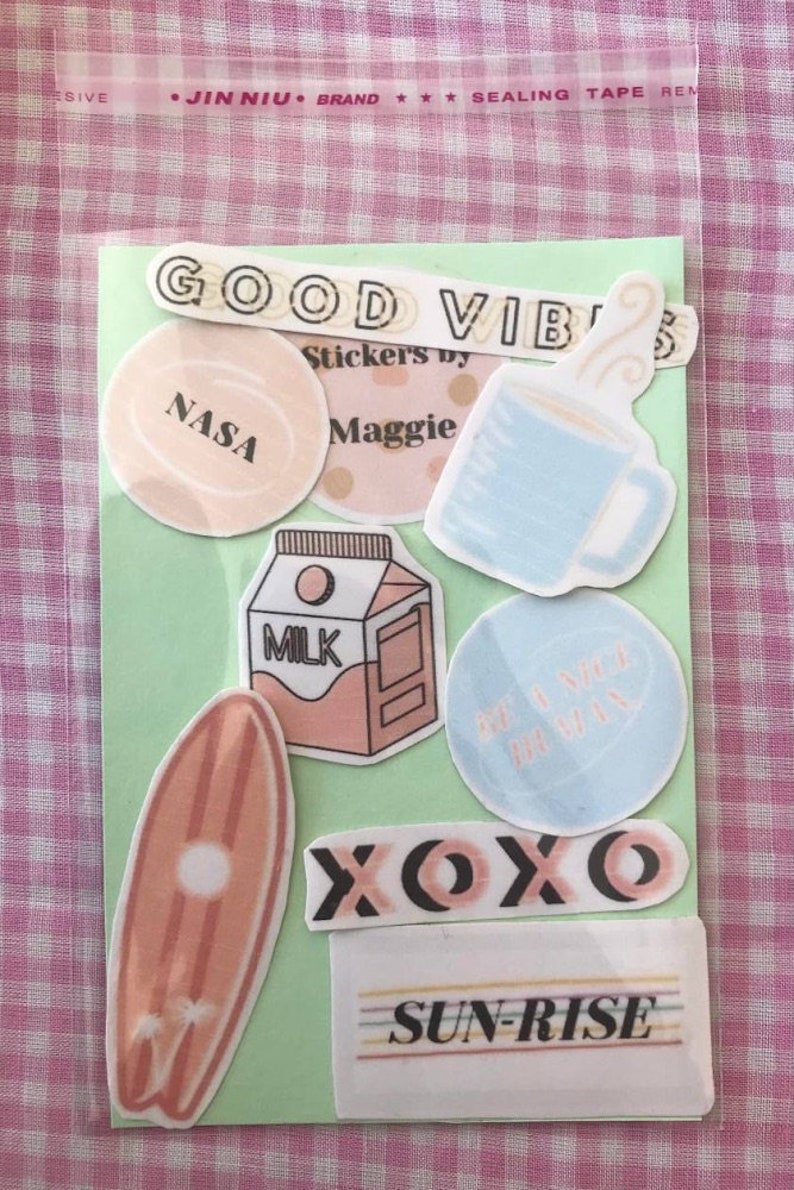 Pastel Sticker Pack - Etsy