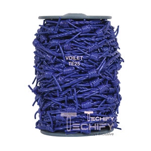 Voilet barbwire Leather Cord for Necklace jewelry making
