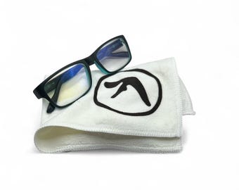 AFX Microfiber Cloth 8x12 – Aphex Twin Logo Pattern Cleaning Rag for Vinyl, Glasses & Gear