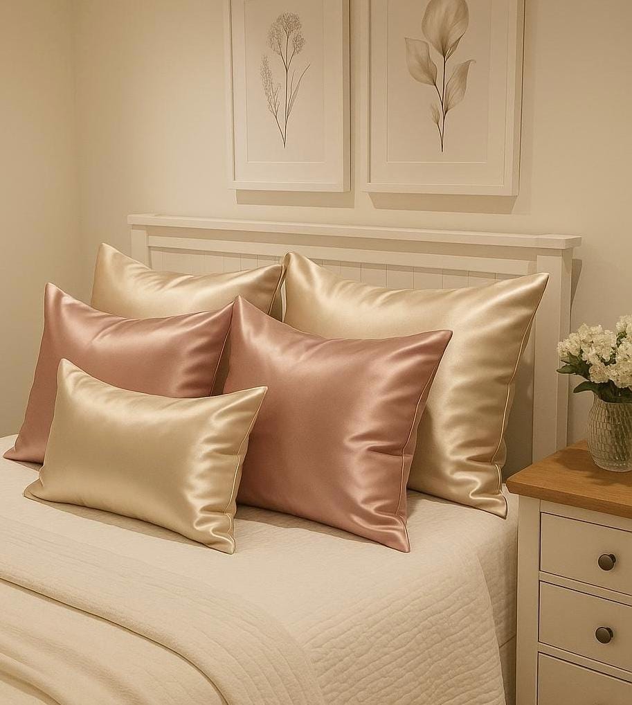 Small Satin Pillow - Etsy UK