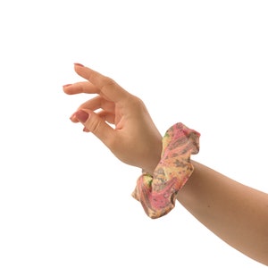 Fall Maple Leaves Recycled Scrunchie