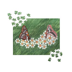 Lorquin Admiral Butterfly Jigsaw puzzle - 252 pieces