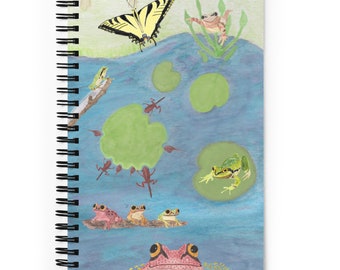 Frog Pond Spiral notebook