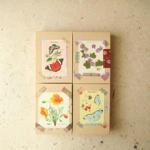 Semi di fiori impollinatori, set di quattro confezioni, regalo fatto a mano per la festa della mamma, fiori selvatici da giardino, regalo per giardinieri sotto i 30 anni