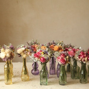 Custom Dried Wildflower Wedding Bouquets, Romantic Boho Wedding Decor, Dried Flower Bridal Bouquet and Centerpiece, Seasonal Wedding Decor image 5