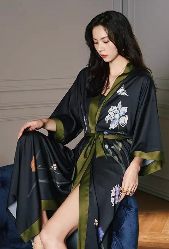 japanese kimono long cardigan - Gem