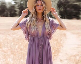 Linen Boho Dress | Etsy Singapore