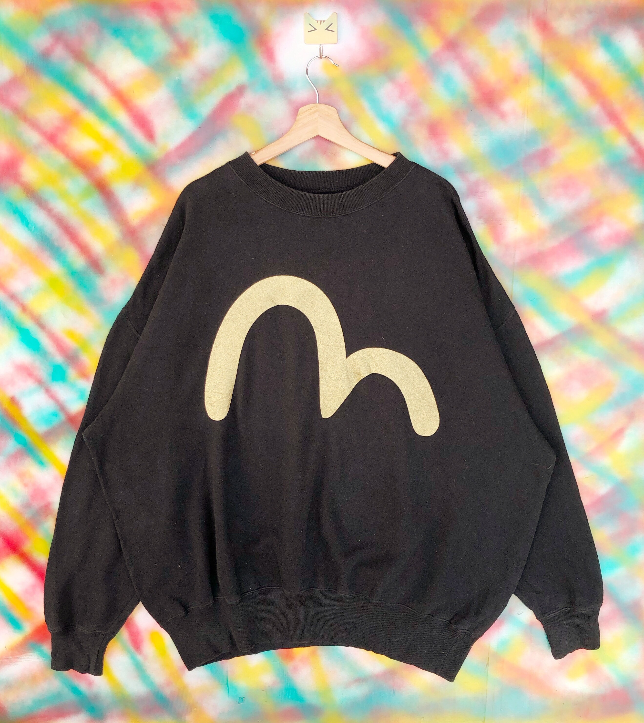 エヴィス　MIGHTY KAMOME LOGO SWEAT SHIRT