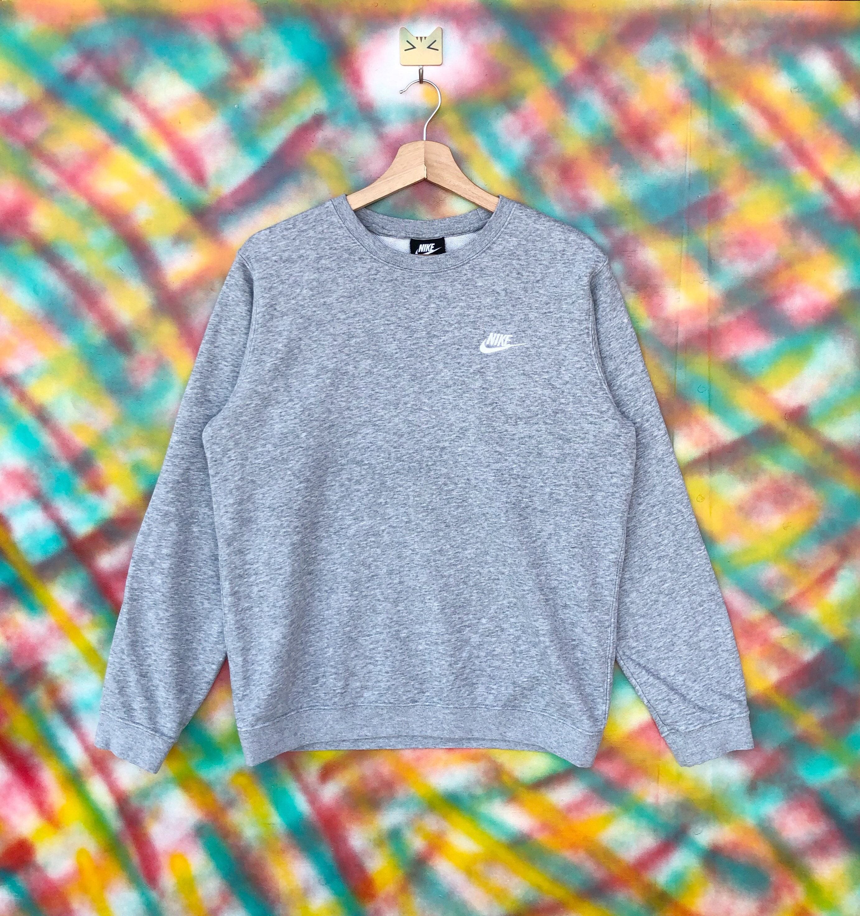 Vintage Nike Small Logo Swoosh Sweatshirts Sweater Jumper | Etsy