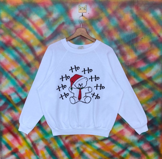 Vintage Merry Chirstmas Ho Ho Ho Printed Sweatshirt Ho Ho - Etsy