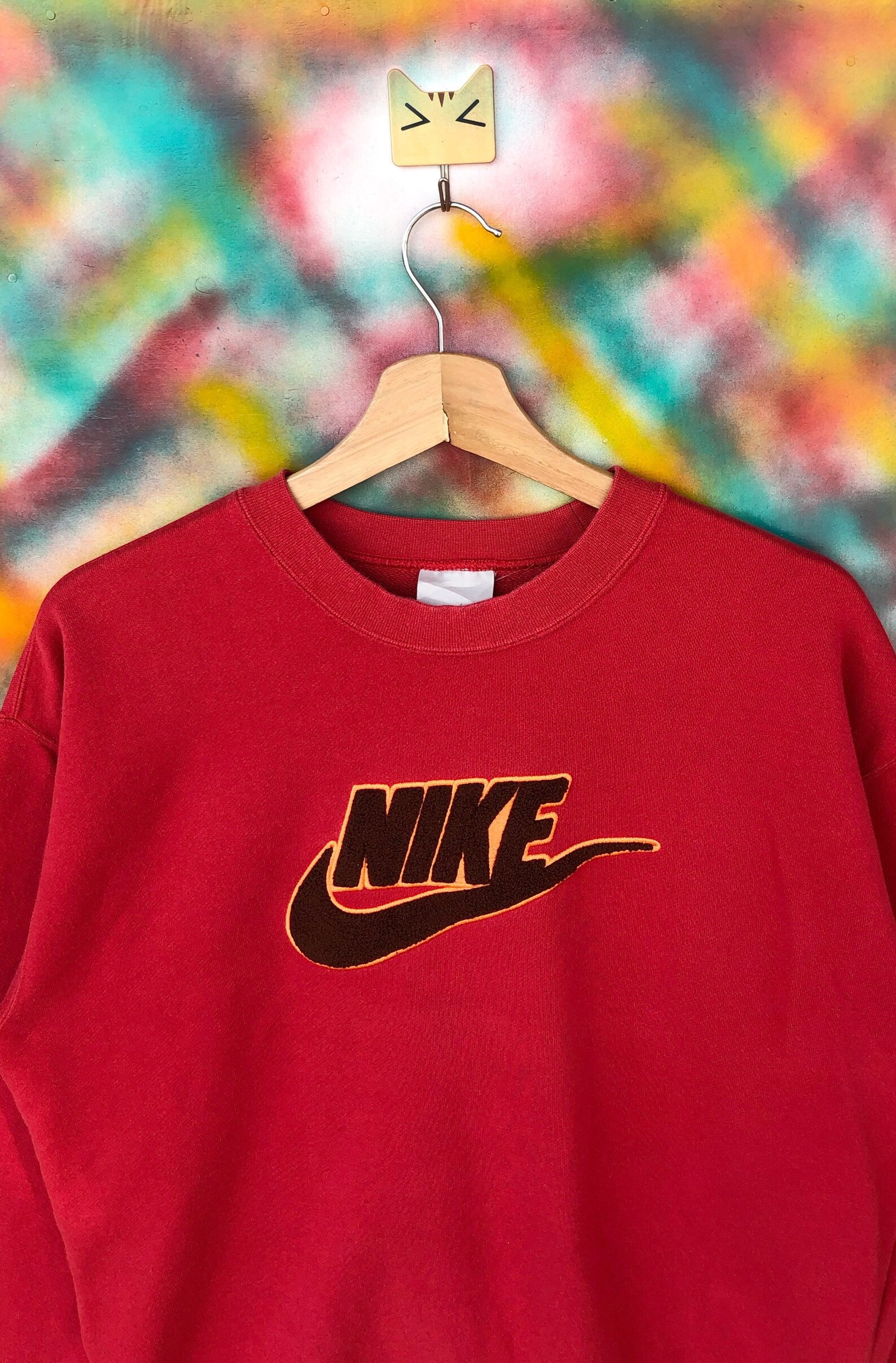 Vintage Nike Swoosh Big Logo Sudaderas Nike Swoosh Suéter Etsy