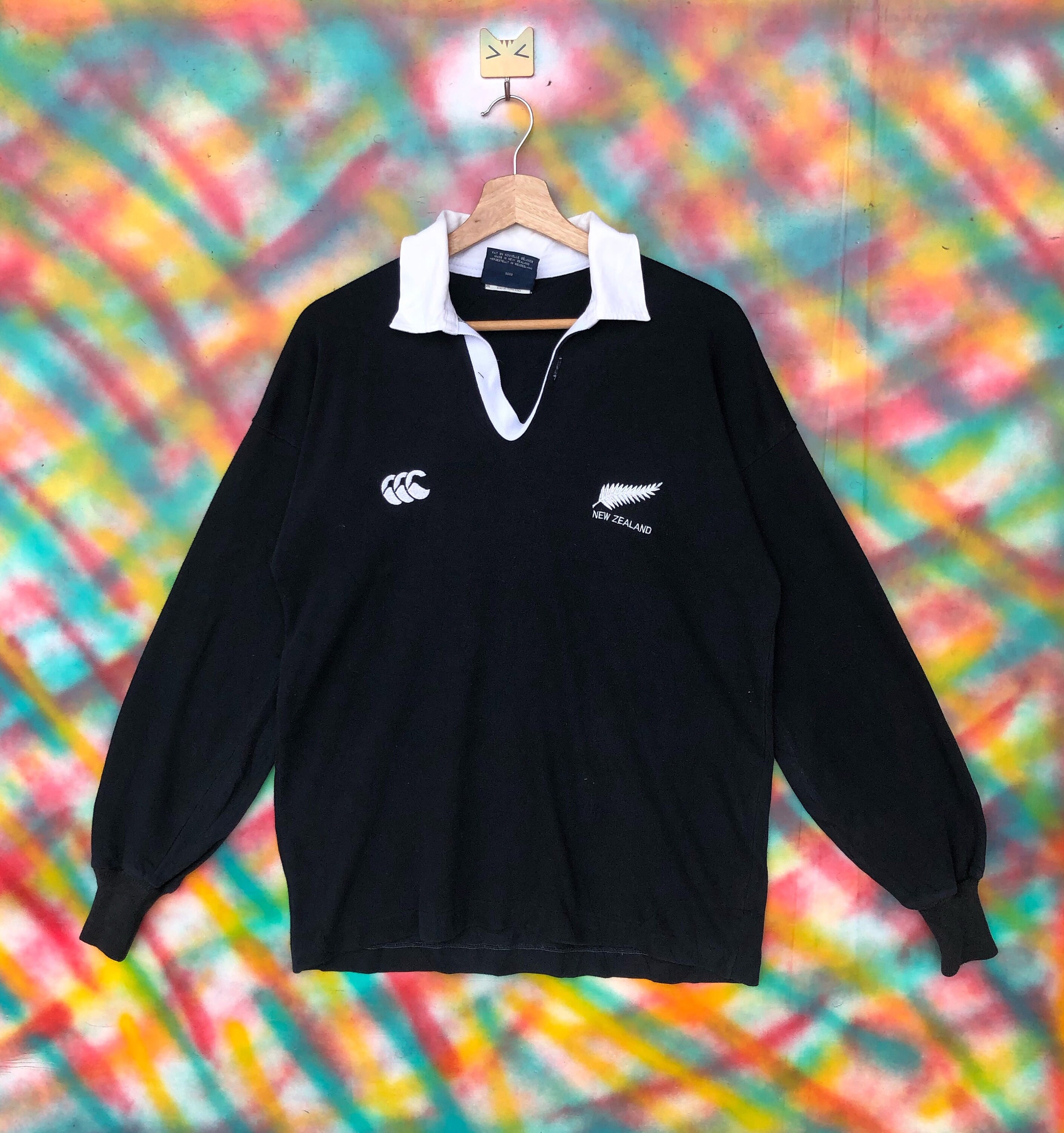 canterbury all black rugby jersey