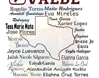 Uvalde Strong SVG, Texas, Uvalde Tx, noms Uvalde SVG