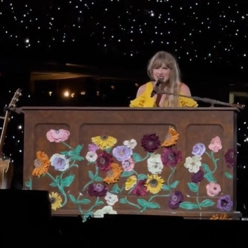 Eras Tour Piano Taylor Swift Inspired Art Digital Downloadable Print