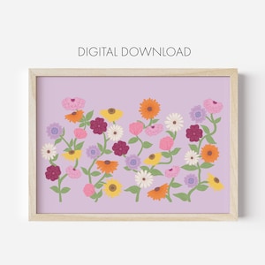 Eras Tour Piano Inspired Art Digital Downloadable Print, Eras Tour Flower Piano, The Eras Tour Poster