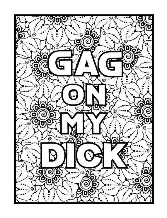 Swear Word Coloring Pages for Teacher Graphic by Coloring Book
