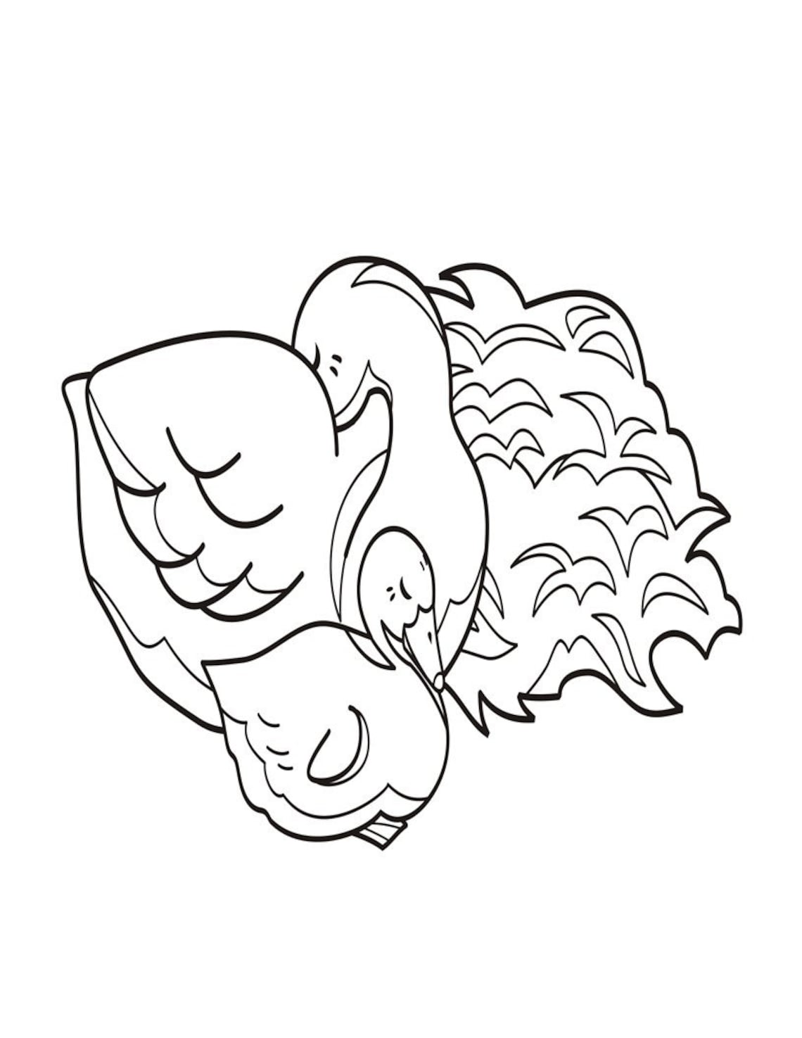 100 Cute Simple Animal/mythical Creatures Coloring Pages for | Etsy