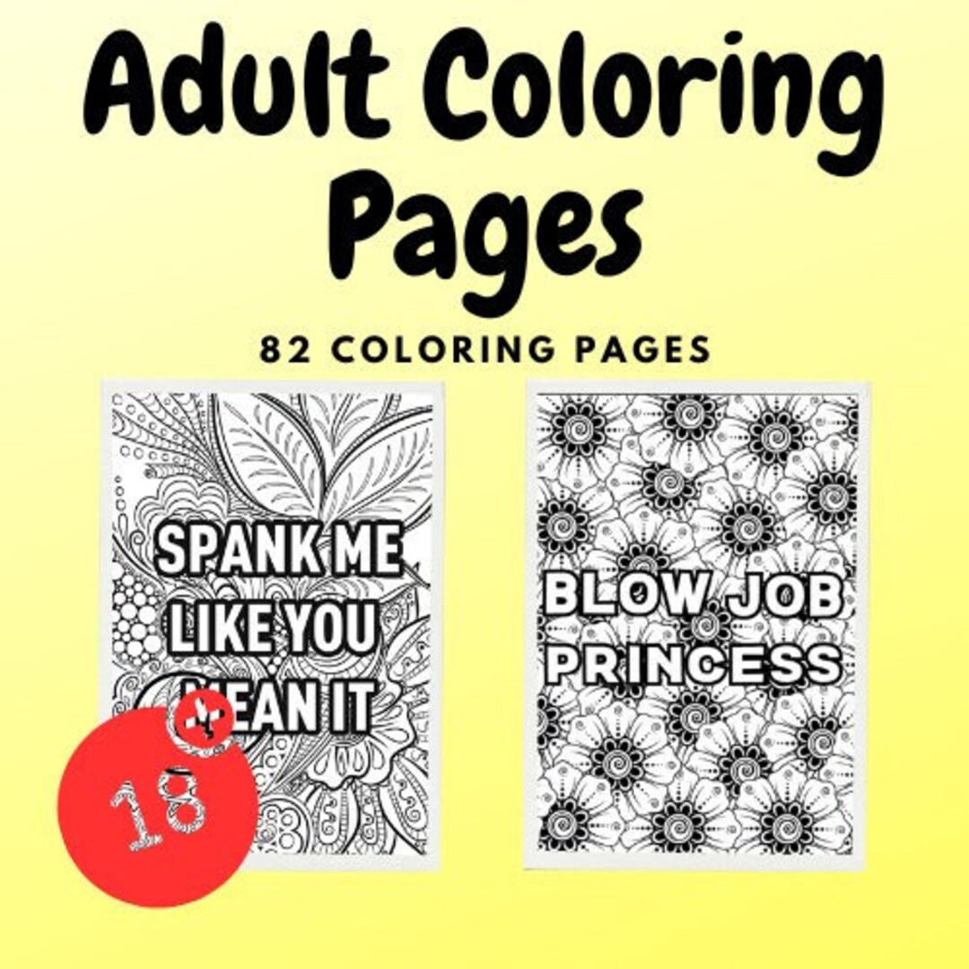 Printable 82 Adult Curse Word Coloring Pages Digital Downloadcraft ...
