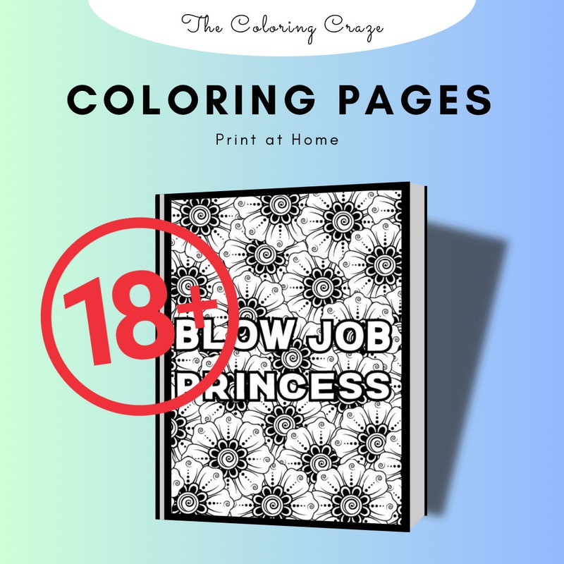 Naughty Coloring Book - Etsy