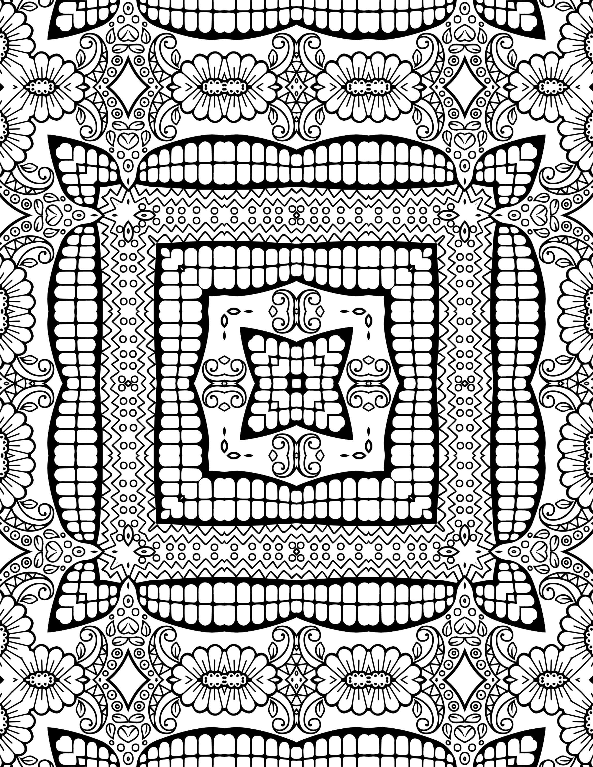 30 Mandala Coloring Pages Instant Download Relaxing and Stress