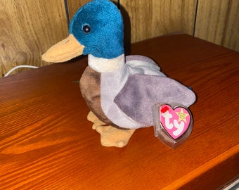 RARE Beanie baby jake the duck