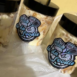 Homemade Banana Pudding in 4oz Mason Jar: Dessert Gift