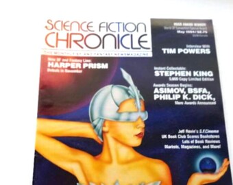 Magazyn Science Fiction Chronicle, maj 1994, fantastyka, pulpa, science fiction, opowiadanie, literatura, biblioteka, zabytkowa powieść, książka, prezent świąteczny