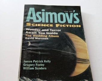 Isaac Asimov's Science Fiction Magazine June 1999 Sci-fy Short Story Litterature Personal Library Vintage Antique Classic Novel Book