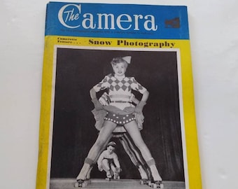 The Camera Magazine Novembre 1946 Guida fotografica d'epoca antica come nuova Libro di riferimento per collezionisti di foto Regalo di Natale Calza della Befana