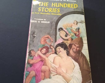 Die Hundert Geschichten Kurzgeschichten Französische Litteratur Personal Bibliothek Vintage Antik Classic Roman Buch Weihnachtsgeschenk Stocking Stuffer