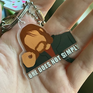 One Does Not Simply Keychain Charm