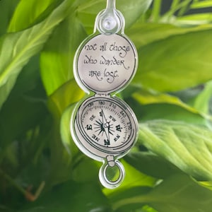 Not All Those Who Wander Are Lost - Keychain (Charm + Keyring)