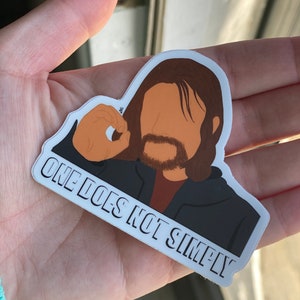 One Does Not Simply Meme Sticker