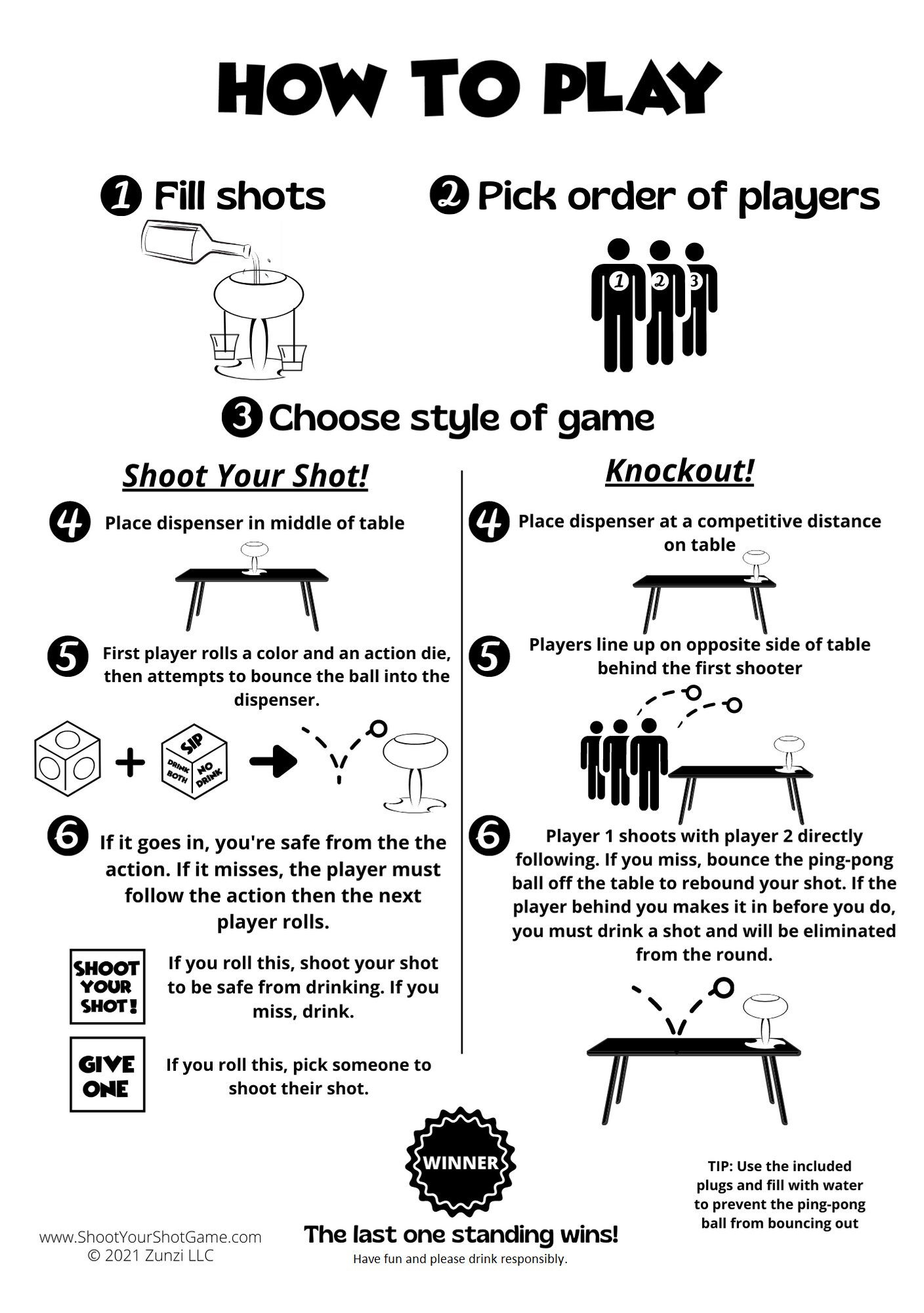 Shoot Your Shot Knockout Pong Game Fun Drinking Games for Etsy Ireland