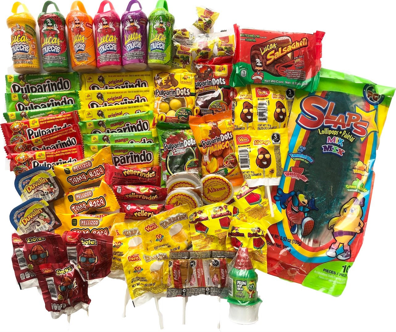 Assorted Mexican Candy 55count Variety of Spicy Sweet Etsy