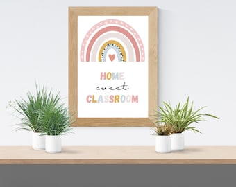 Boho Home Sweet Classroom DIGITAL DOWNLOAD