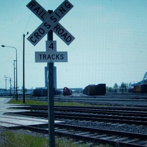 Model Train Crossbuck Model Train Street Signs 6 Crossbuck 2 - 4 Tracks Signs N Scale Layout ...