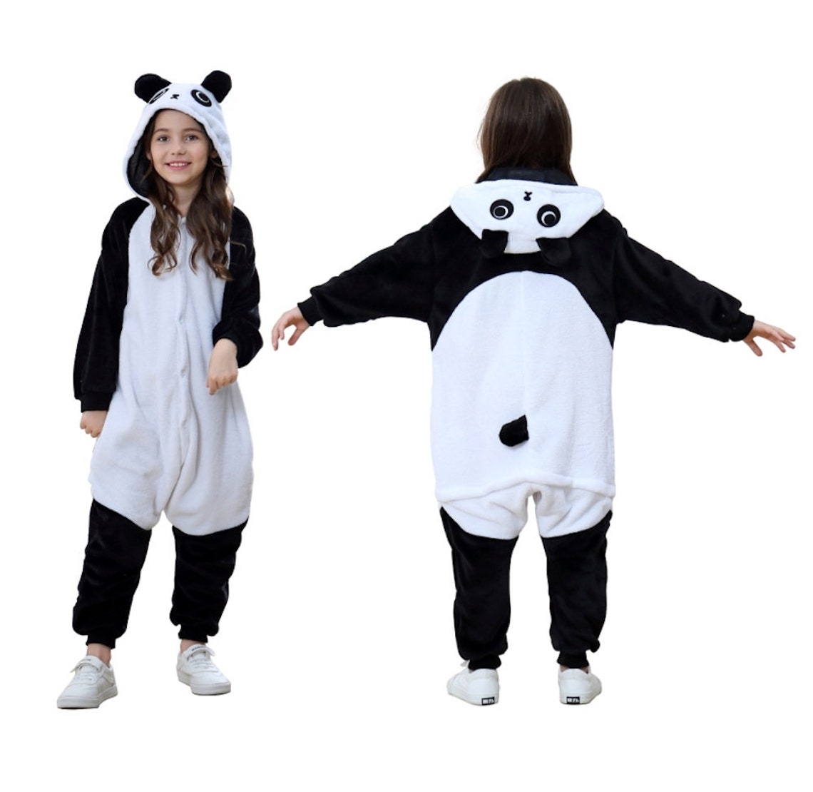 fluffy panda pyjamas