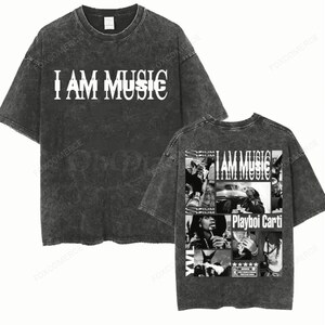 Camiseta de la gira musical Opium I Am de Playboi Carti 2025, camisa punk vintage de algodón
