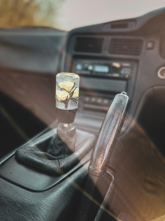 White Rose Flower Gearknob Shift Knob JDM Car Gifts Car Etsy