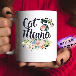 Cat Mama Mug | Mama Tumbler | Cat Mama | Cat Mama Mug | Cat  Mama mug | Gift for Mug | Baby Shower | Baby Shower Mug | Mothers Day Gift