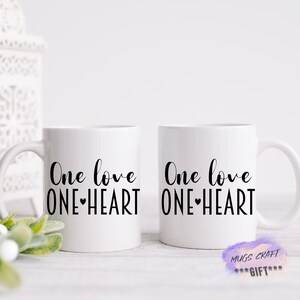 One Love One Heard  |Coffee  Mug | Gift for Her | Gift for Him | Love Day |Valentines Tumbler | Best Seller |Custom|