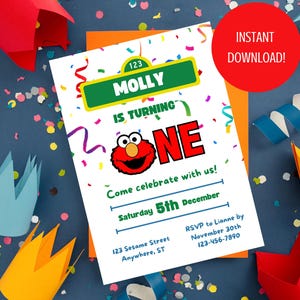 Editable Birthday Invitation | For Boy and Girl Kids invitation | Birthday Invitation, Template Editable-Printable | Invite Instant Download