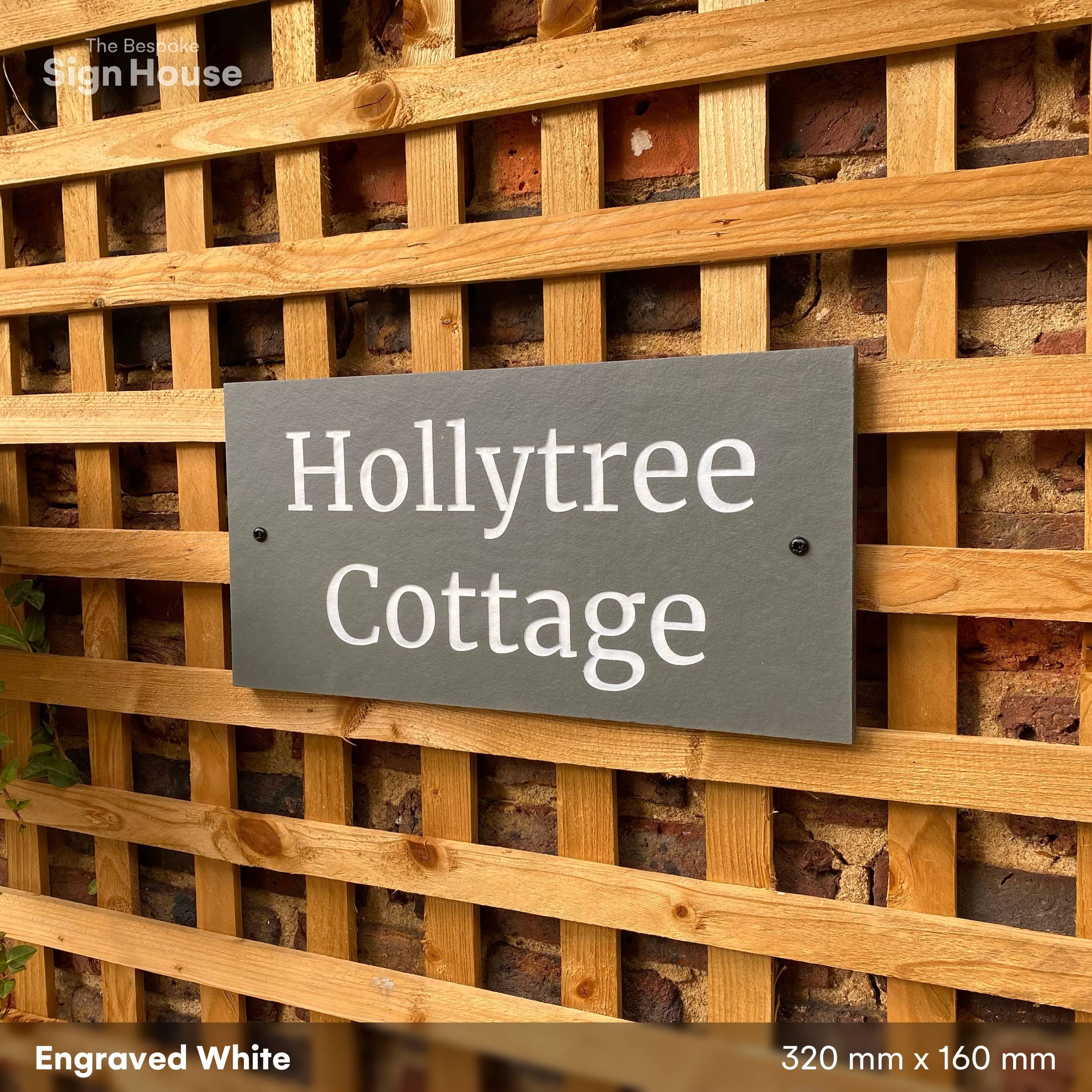 Natural Grey Slate House Sign With Any Text or Numbers You Etsy UK