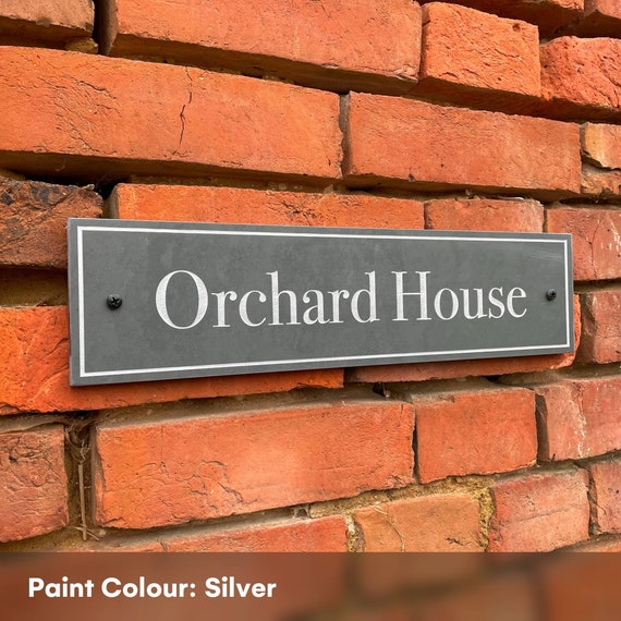 Name plaques for house discount